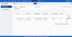 Vtiger Preview Document Screenshot 1
